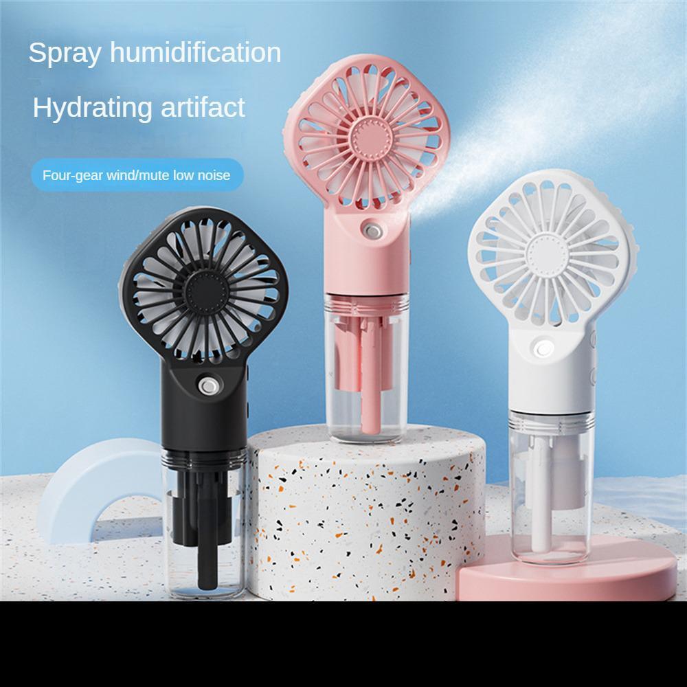 Strong Power Spray Humidification Small Mist Fan Humidification Usb Charging Portable Fan Icy