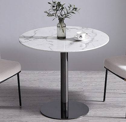 Chair Marble Small Round Table Table